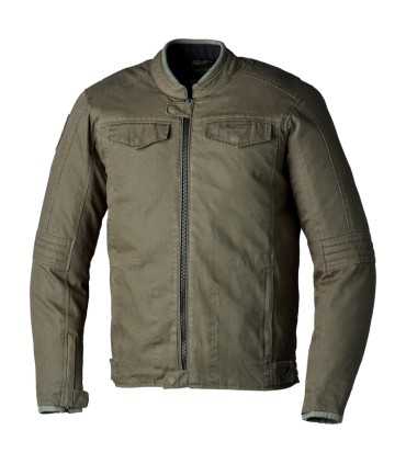 RST Crosby 2 green motorcycle jacket