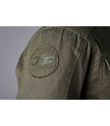 RST Crosby 2 green motorcycle jacket