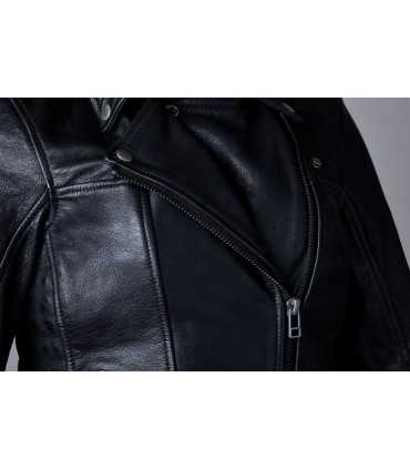 RST Ripley2 black lady leather jacket