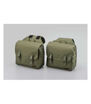 DAYTONA HENLEYBEGINS THROW-OVER SADDLEBAG SET. 30L. KHAKI