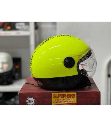 Casco jet BHR 801 Style giallo