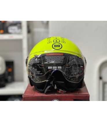 Casco jet BHR 801 Style giallo