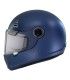 Casque retro MT Helmets Jarama A7 bleu matt