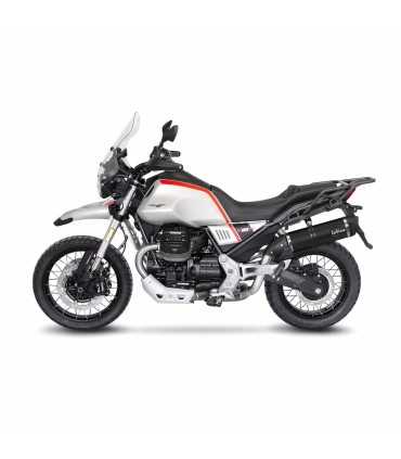 Scarico moto Leovince Moto Guzzi V85 TT LV ONE EVO Inox Black ​/ Slip​-​on