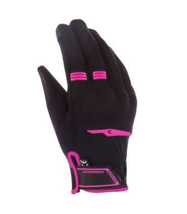 Motorrad damenhandschuhe Bering Borneo Evo schwarz pink