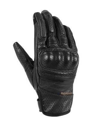 Gants femme en cuir Bering Score noir