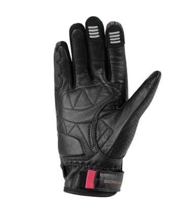 Gants femme en cuir Bering Score noir