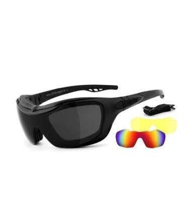 HELLY SHADES BANDIT 2 SMOKE/LASER RED/XENOLIT®