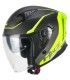 Casco jet Cgm 127G Deep Race nero giallo