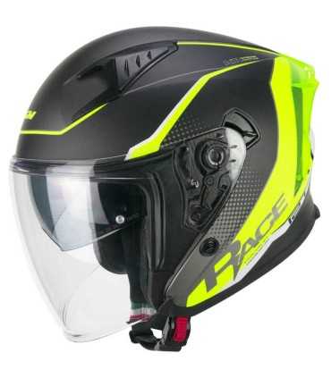 Jet Cgm 127G Deep Race helmet black yellow