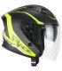 Casco jet Cgm 127G Deep Race nero giallo