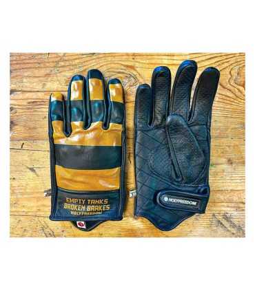 Gants en cuir Holy Freedom Dalton jaune