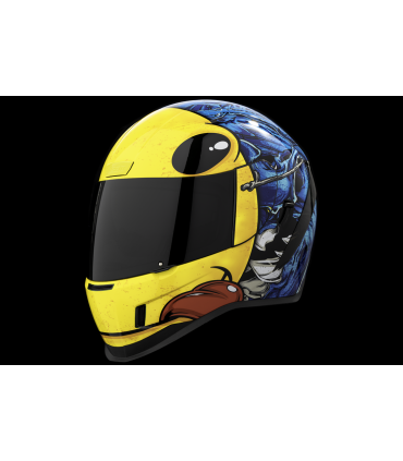 Casco Icon Airform Brozak mips blu