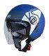 Casque Jet Origine Alpha V5 bleu