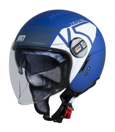 Casco Jet Origine Alpha V5 blu