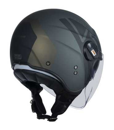 Casco Jet Origine Alpha V5 verde opaco