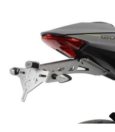 R&G RACING porte plaque silver Triumph Speed triple 1200 RS (2021-23)