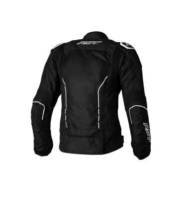 Veste moto femme été RST S1 Mesh noir blanc