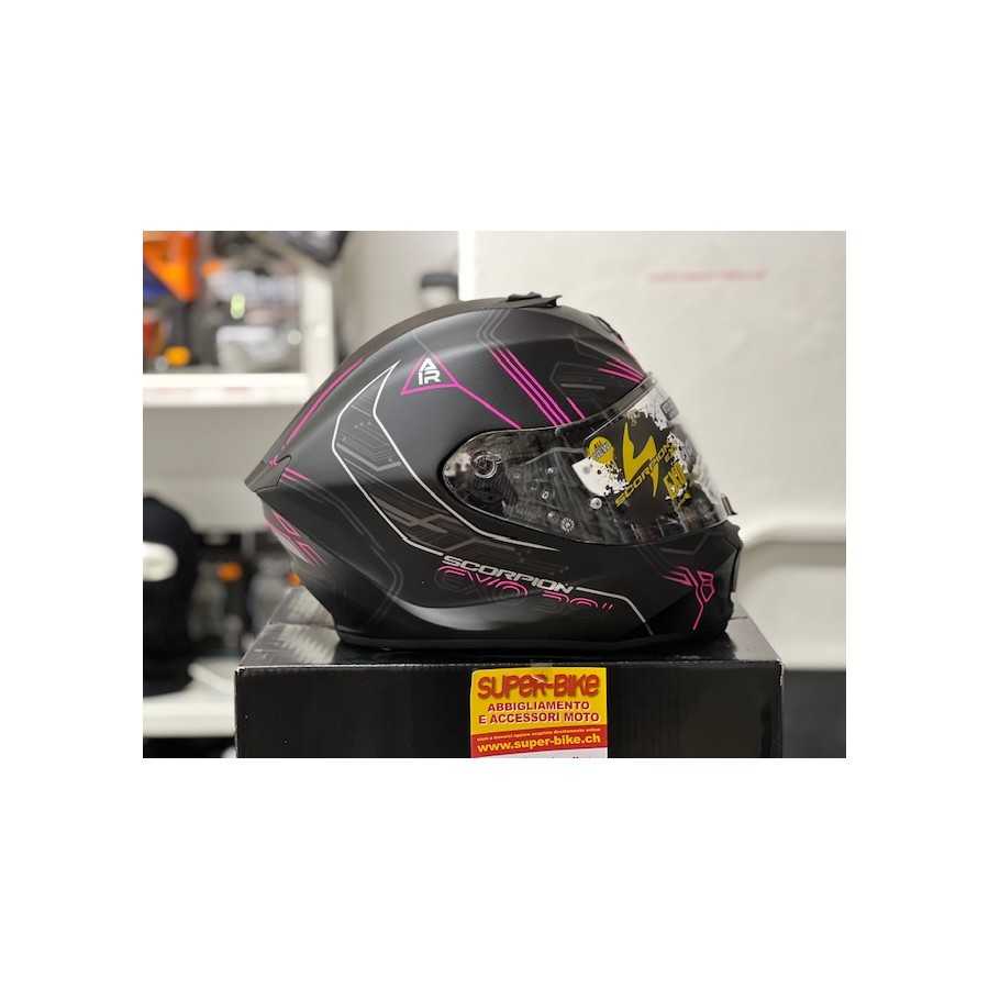 Casque Scorpion Exo EXO-391 - SPADA - Noir / Rose