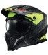 Casco LS2 FF606 Drifter Devor nero opaco giallo