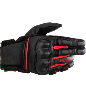 Gants en cuir Alpinestars Phenom noir rouge