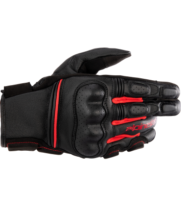 Gants en cuir Alpinestars Phenom noir rouge