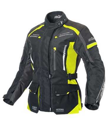 Veste femme moto Buse Torino 2 noir jaune