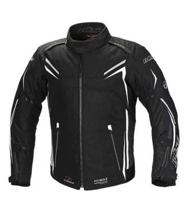 Motorcycle jacket Buse Mugello black white