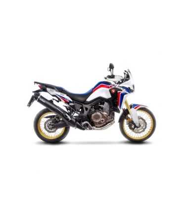 Leovince Honda CRF 1000 Africa Twin (2016-17) noir Inox Black ​/ Slip​-​on