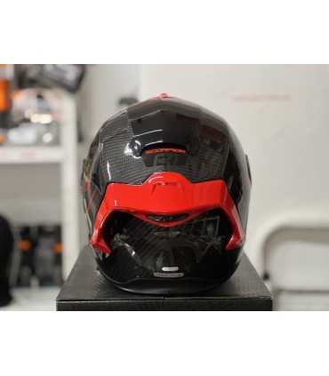 Casco Scorpion Exo R1 Evo Carbon Air Corpus 2 nero rosso