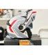 Casque Acerbis Rederwel blanc rouge