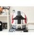 Casque Acerbis Rederwel blanc rouge