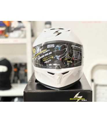 Scorpion Exo-520 Evo Air white helmet