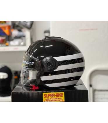 Casco Scorpion Exo City 2 Bee nero bianco