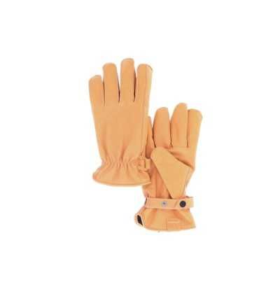 Roeg Jettons gants en cuir jaune