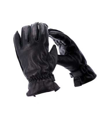 Roeg Jettons gants en cuir noir