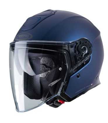 Casque jet Caberg Flyon bleu Yama matt