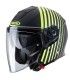 Casque jet Caberg Flyon Bakari noir jaune