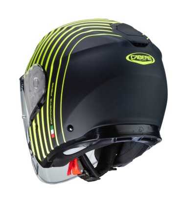 Casque jet Caberg Flyon Bakari noir jaune