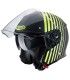 Jet helmet Caberg Flyon Bakari black yellow