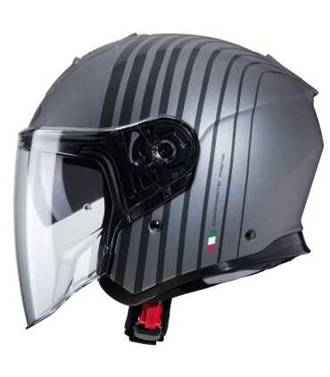 Casque jet Caberg Flyon Bakari gris