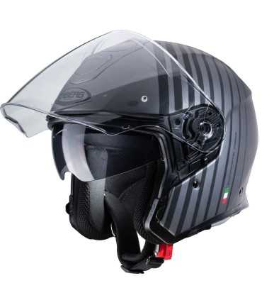 Jet Helm Caberg Flyon Bakari grau