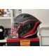 Casco jet Cgm 127G Deep Race nero rosso opaco