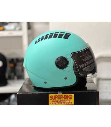 Casco demi jet BHR 810 air celeste opaco