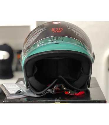 Casco demi jet BHR 810 air celeste opaco