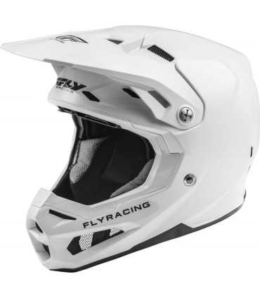 Casco motocross Fly Racing Formula carbon bianco