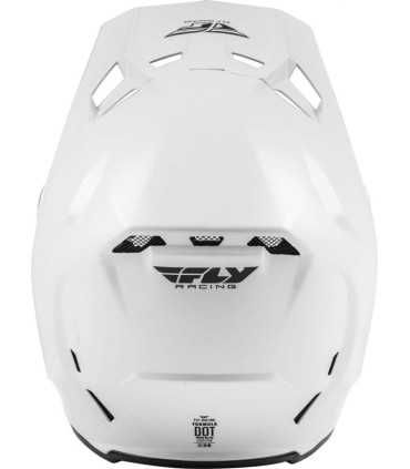 Casco motocross Fly Racing Formula carbon bianco