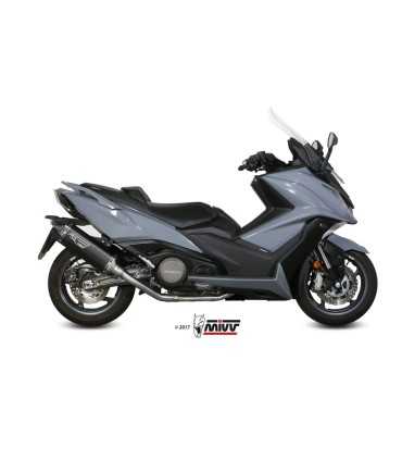 Mivv Speed Edge inox noir Kymco AK 550 (2017-20)