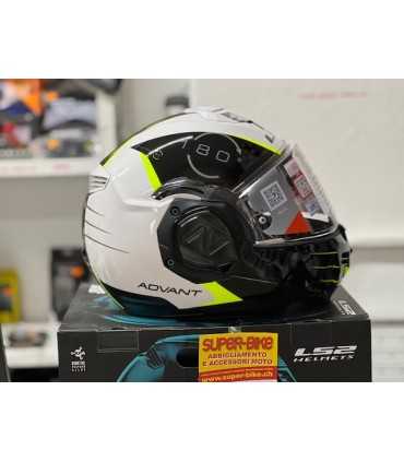 LS2 Advant Codex yellow helmet