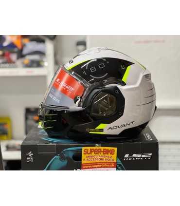 LS2 Advant Codex yellow helmet